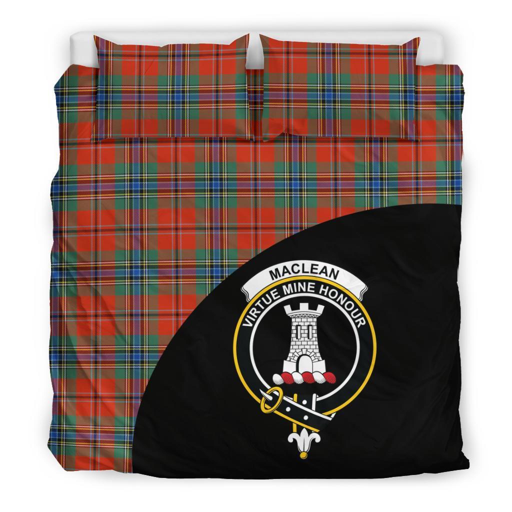 MacLean of Duart Ancient Family Tartan Crest Wave Style Bedding Set