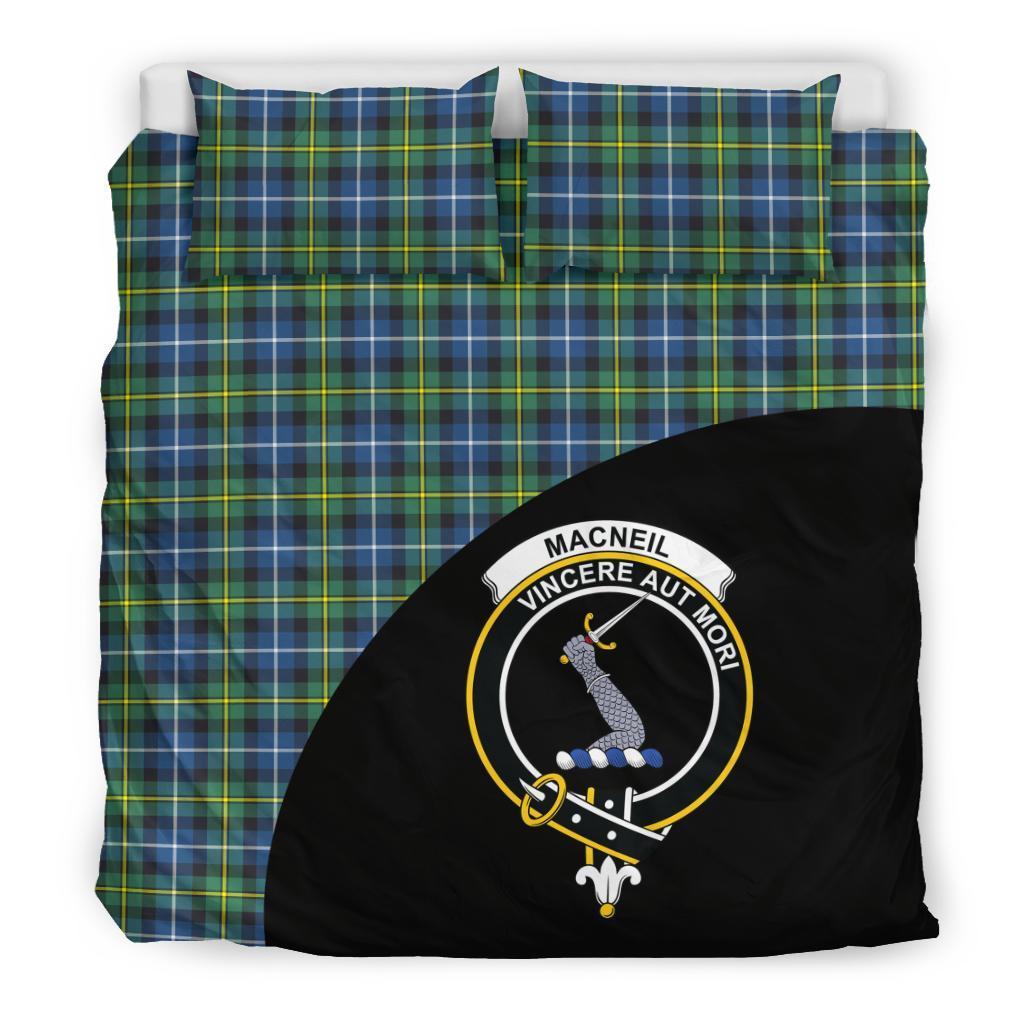 MacNeil of Barra Ancient Family Tartan Crest Wave Style Bedding Set