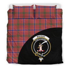 MacRae Ancient Family Tartan Crest Wave Style Bedding Set