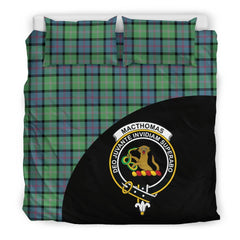 MacThomas Ancient Family Tartan Crest Wave Style Bedding Set