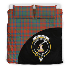 Matheson Ancient Family Tartan Crest Wave Style Bedding Set