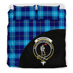 McKerrell Family Tartan Crest Wave Style Bedding Set