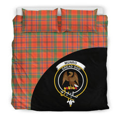 Munro Ancient Family Tartan Crest Wave Style Bedding Set