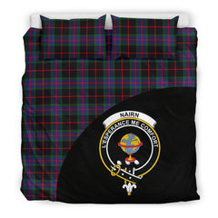 Nairn Family Tartan Crest Wave Style Bedding Set