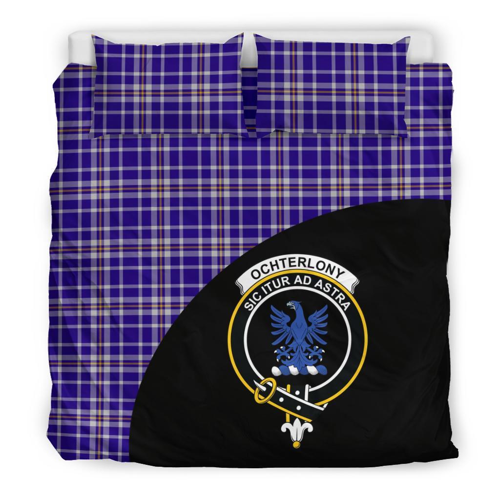 Ochterlony Family Tartan Crest Wave Style Bedding Set