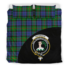 Paterson Family Tartan Crest Wave Style Bedding Set