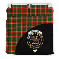 Pollock Modern Family Tartan Crest Wave Style Bedding Set