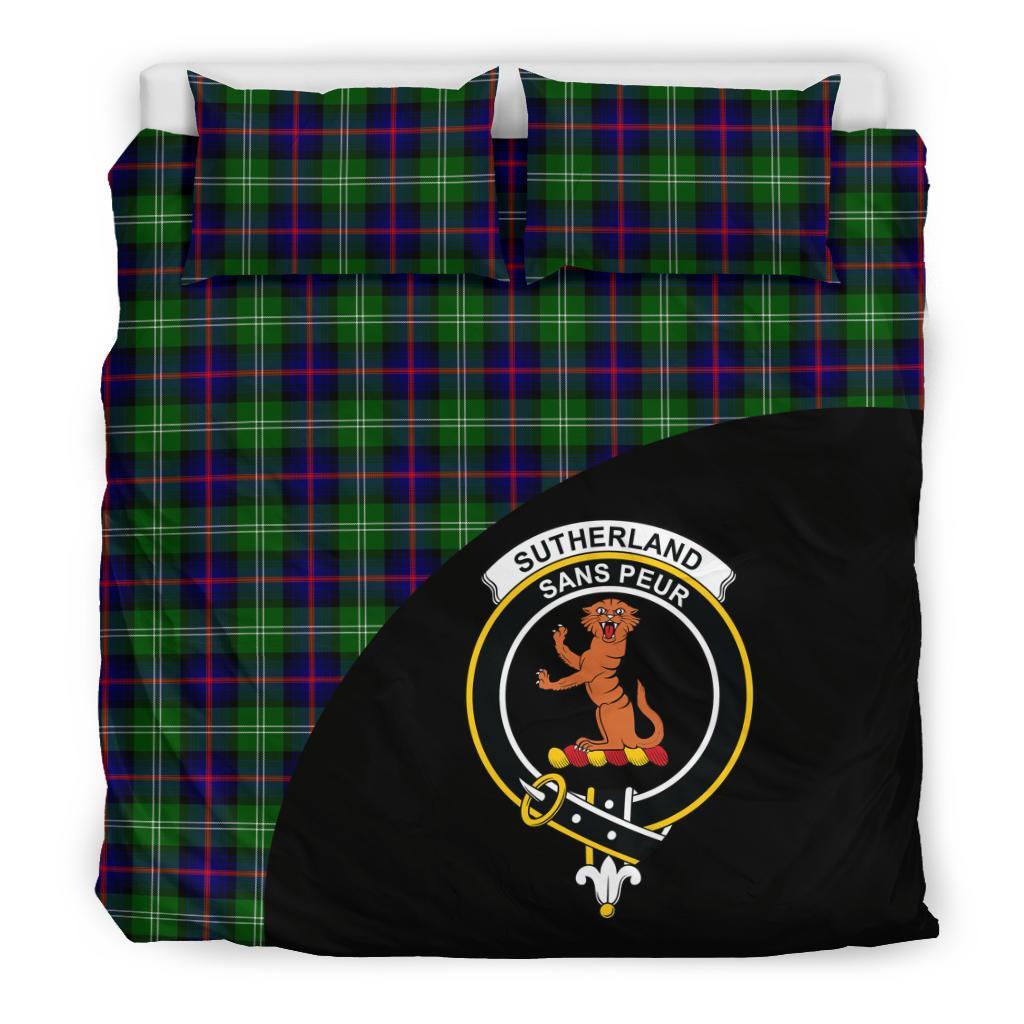 Sutherland Modern Tartan Crest Wave Style Bedding Set