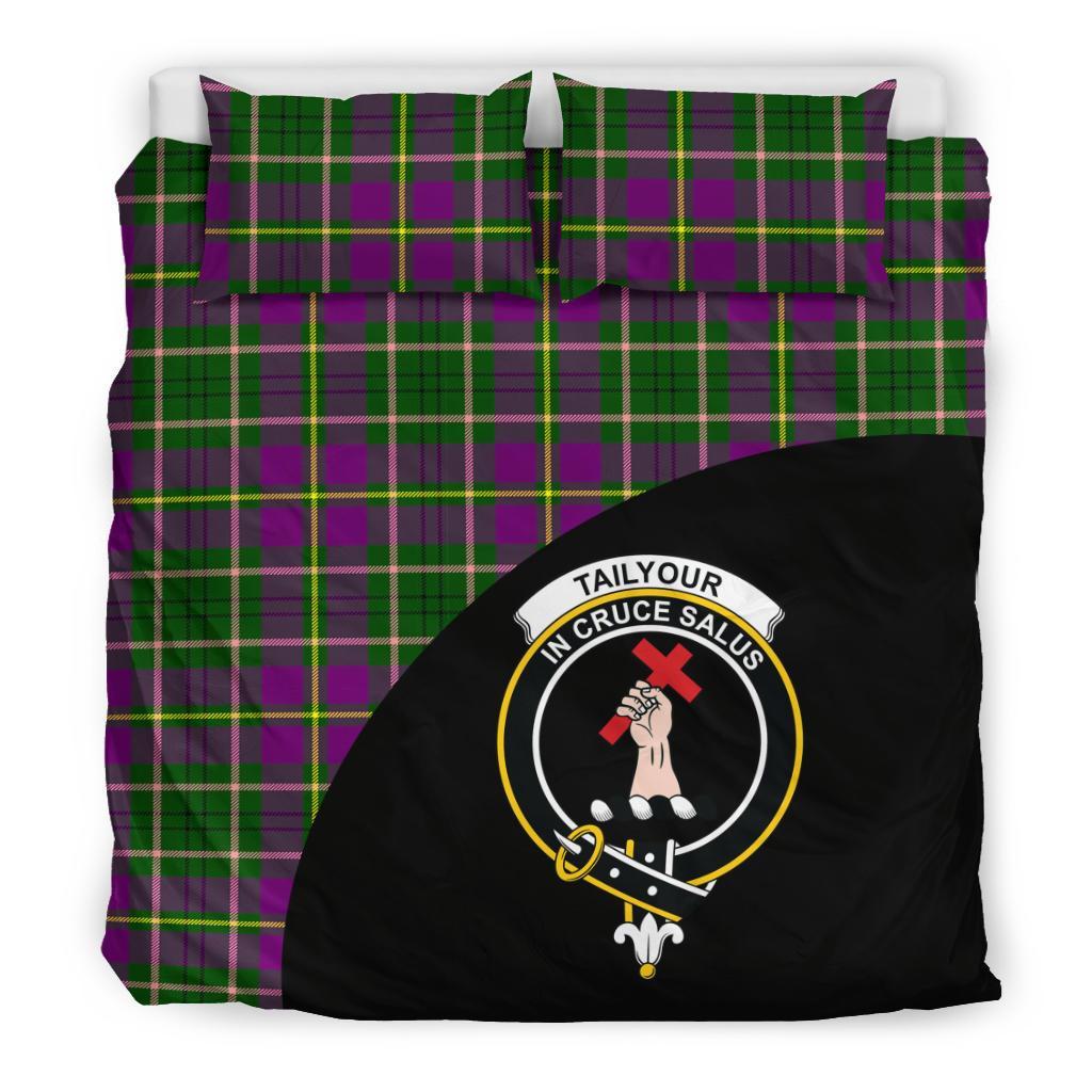 Tailyour (Or Taylor) Tartan Crest Wave Bedding Set