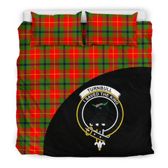 Turnbull Dress Family Tartan Crest Wave Style Bedding Set