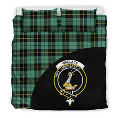 Wallace Hunting Ancient Tartan Crest Wave Bedding Set