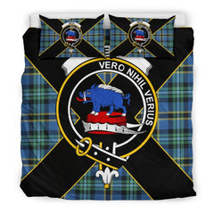 Weir Tartan Crest Bedding Set - Luxury Style