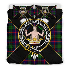 Urquhart Tartan Crest Bedding Set - Luxury Style