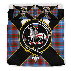 Trotter Tartan Crest Bedding Set - Luxury Style