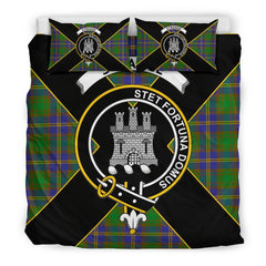 Strange (or Strang) Tartan Crest Bedding Set - Luxury Style