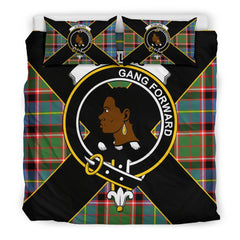 Stirling (of Keir) Tartan Crest Bedding Set - Luxury Style