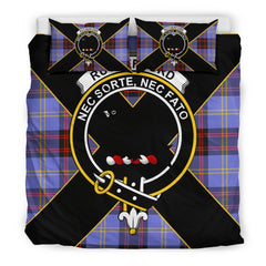 Rutherford Tartan Crest Bedding Set - Luxury Style