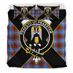 Preston Tartan Crest Bedding Set - Luxury Style