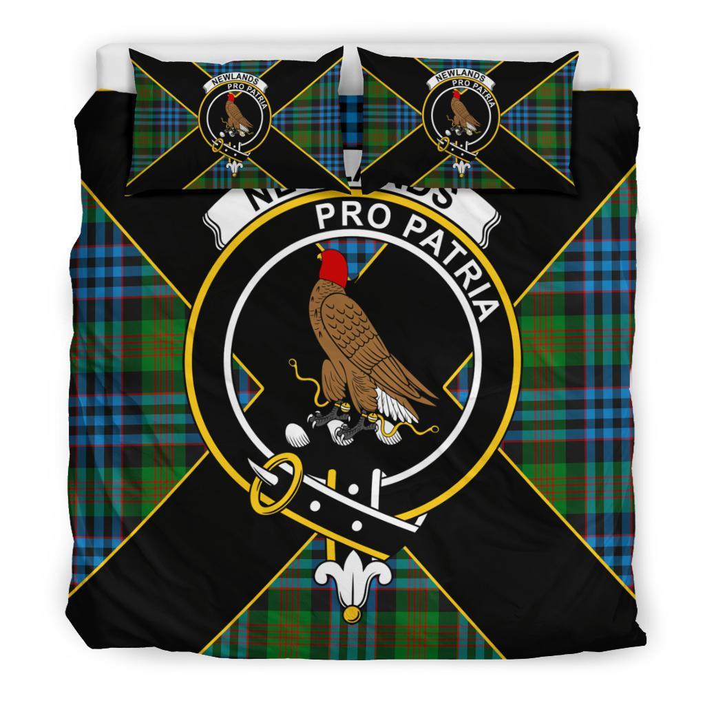 Newlands Tartan Crest Bedding Set - Luxury Style