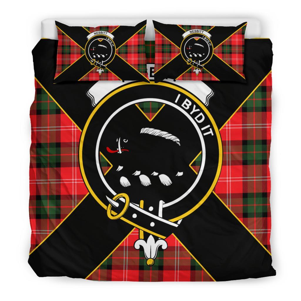 Nesbitt Tartan Crest Bedding Set - Luxury Style