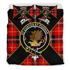 Marjoribanks Tartan Crest Bedding Set - Luxury Style