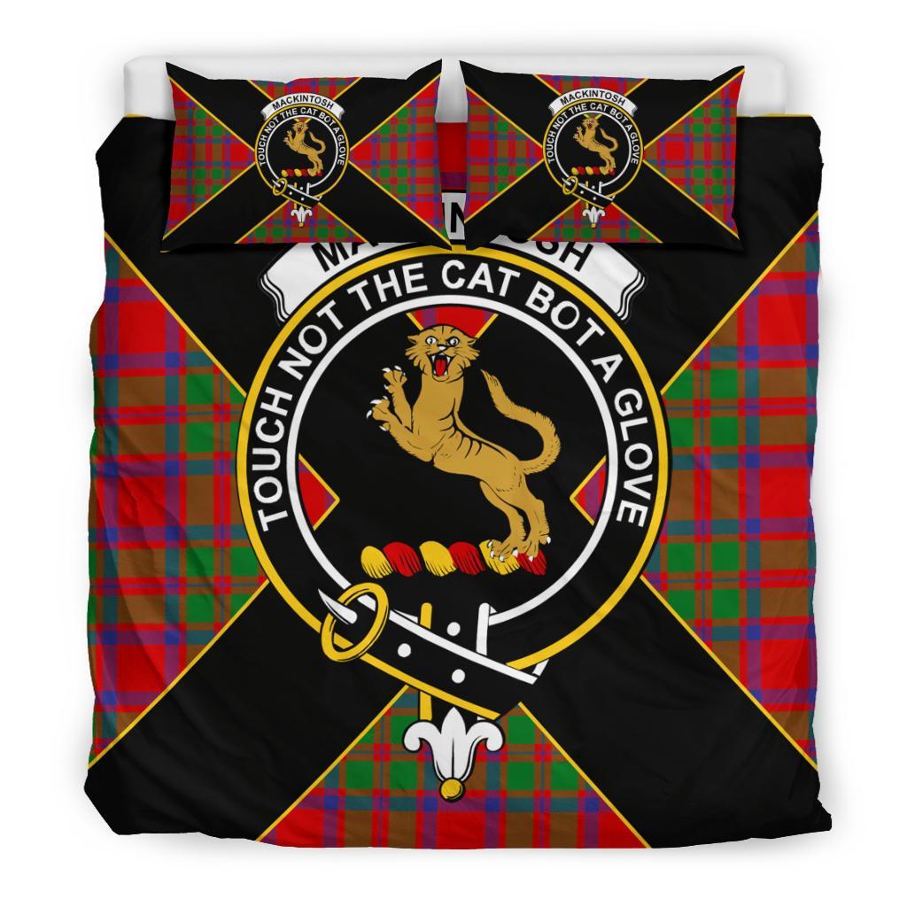 MacKintosh Tartan Crest Bedding Set - Luxury Style