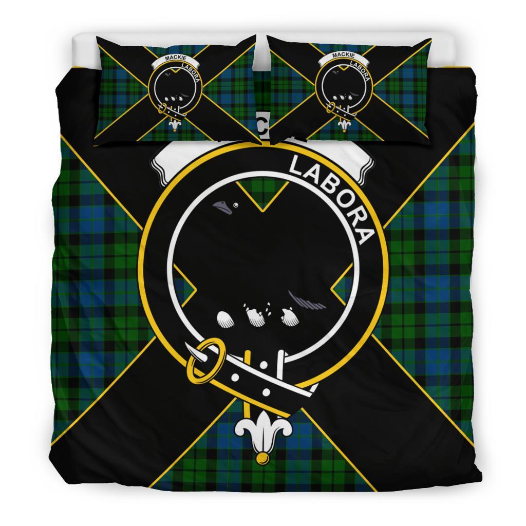 MacKie Tartan Crest Bedding Set - Luxury Style