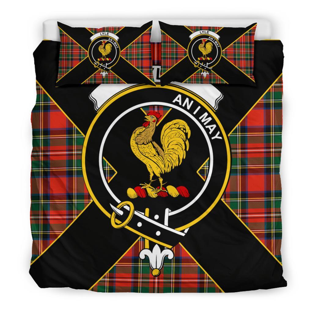 Lyle Tartan Crest Bedding Set - Luxury Style