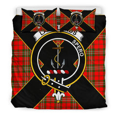 Langlands Tartan Crest Bedding Set - Luxury Style