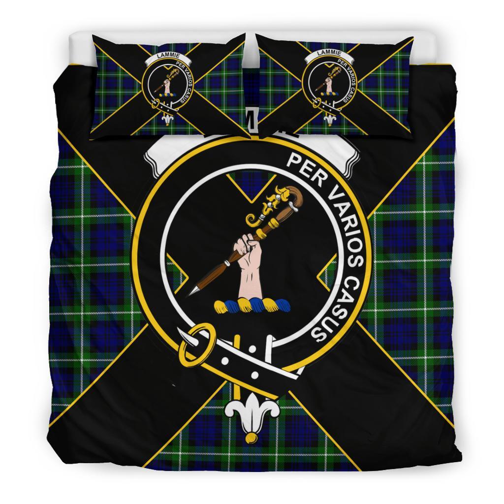 Lammie Tartan Crest Bedding Set - Luxury Style