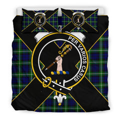 Lammie Tartan Crest Bedding Set - Luxury Style