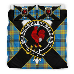 Laing Tartan Crest Bedding Set - Luxury Style