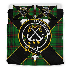 Kinnear Tartan Crest Bedding Set - Luxury Style