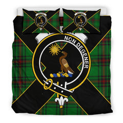 Kinloch Tartan Crest Bedding Set - Luxury Style