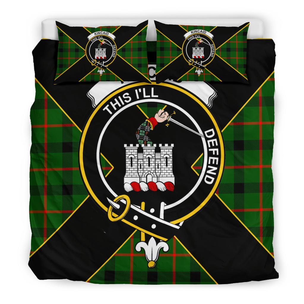 Kincaid Tartan Crest Bedding Set - Luxury Style