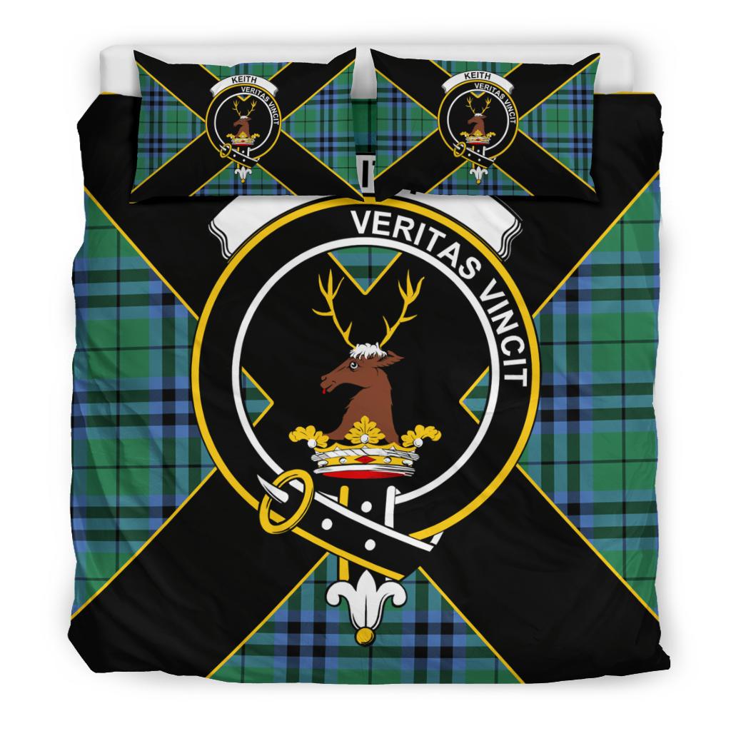 Keith Tartan Crest Bedding Set