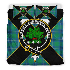 Irvine Tartan Crest Bedding Set - Luxury Style