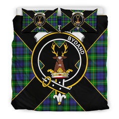 Gordon Tartan Crest Bedding Set - Luxury Style