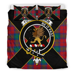 Fotheringham Tartan Crest Bedding Set - Luxury Style