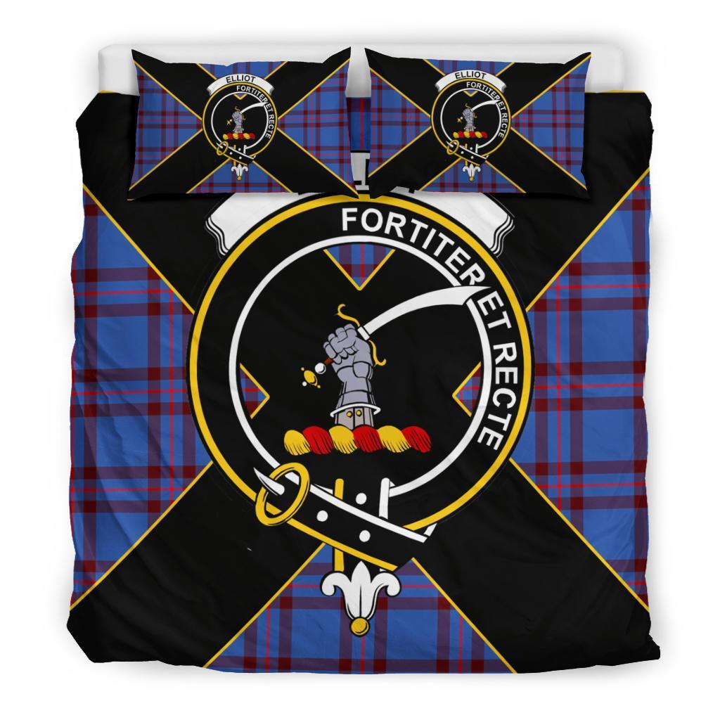 Elliot Tartan Crest Bedding Set - Luxury Style