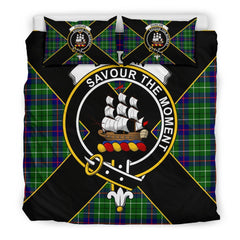 Duncan Tartan Crest Bedding Set - Luxury Style