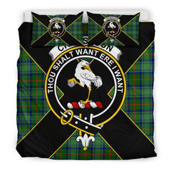 Cranstoun Tartan Crest Bedding Set - Luxury Style