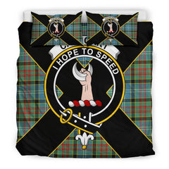 Cathcart Tartan Crest Bedding Set - Luxury Style