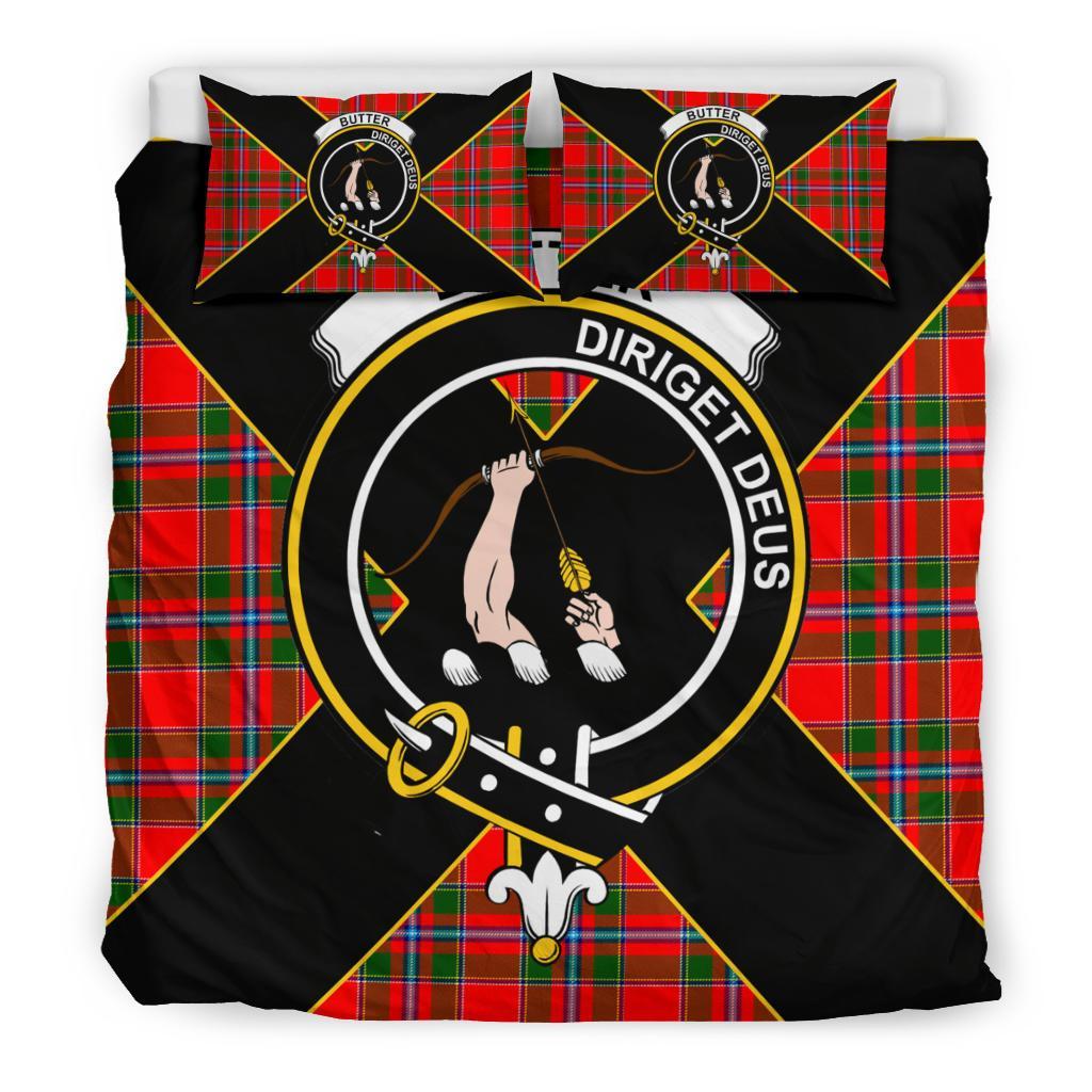 Butter Tartan Crest Bedding Set - Luxury Style