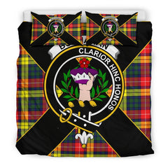 Buchanan Tartan Crest Bedding Set - Luxury Style