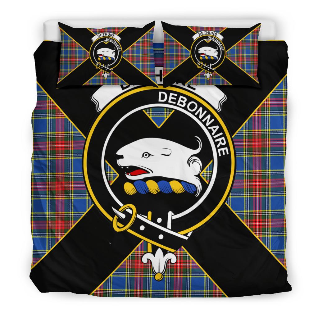 Bethune Tartan Crest Bedding Set