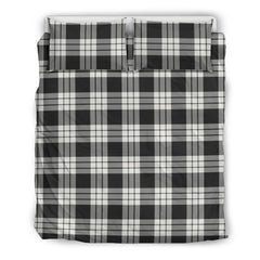 MacFarlane Black & White Ancient Tartan Bedding Set