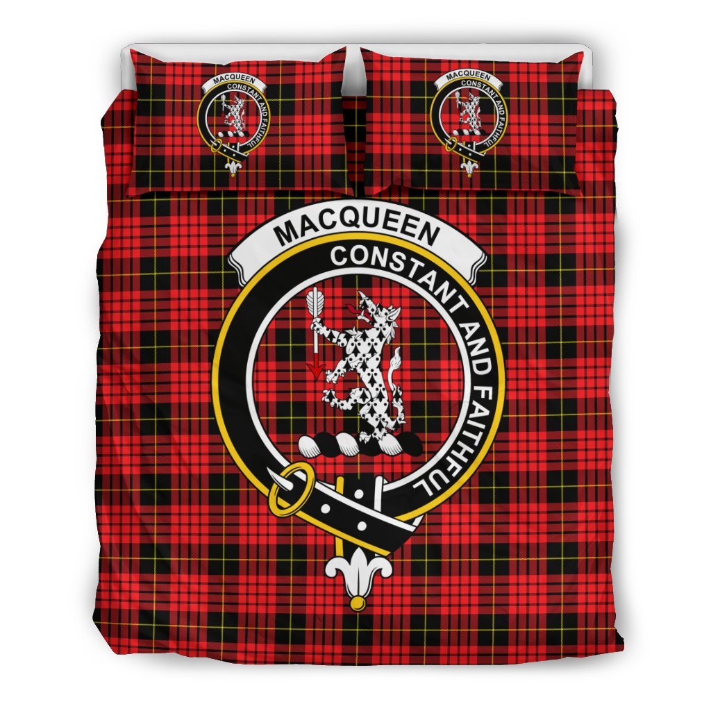 Macqueen Tartan Crest Bedding Set