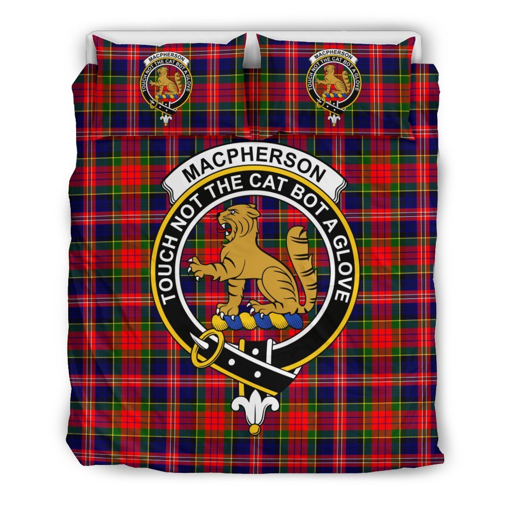 Macpherson (Chief) Family Tartan Crest Bedding Set