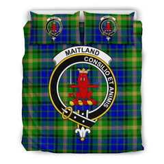 Maitland Family Tartan Crest Bedding Set